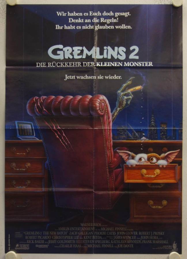 Gremlins 2 - The New Batch original release german movie poster